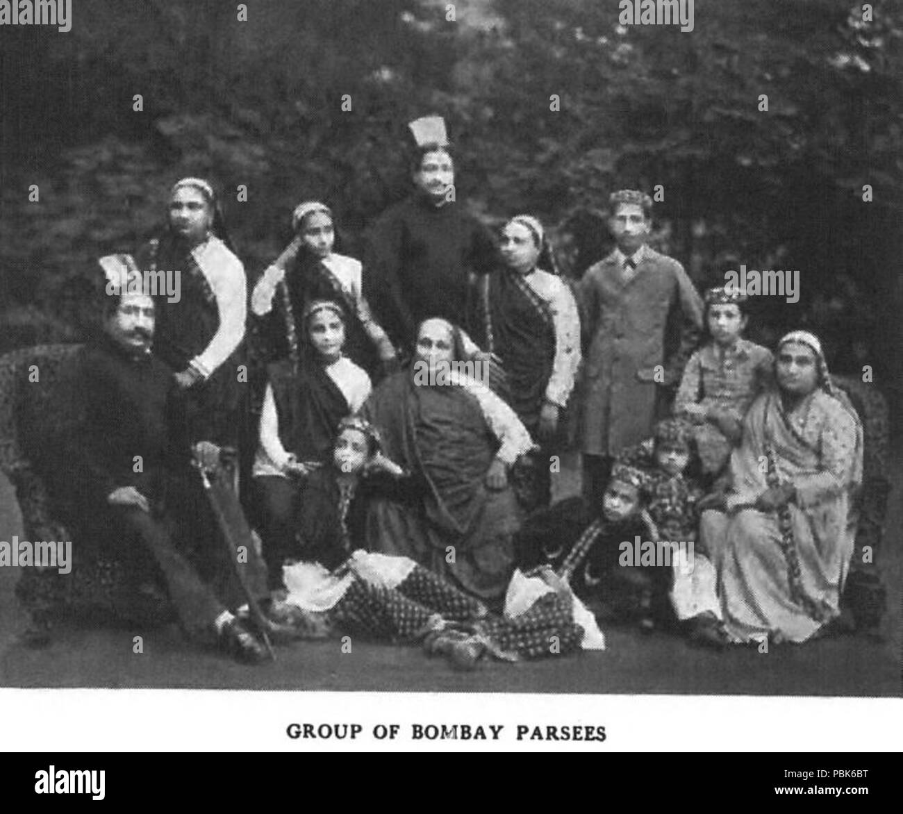 732 Gruppe von Bombay analysiert. Stockfoto