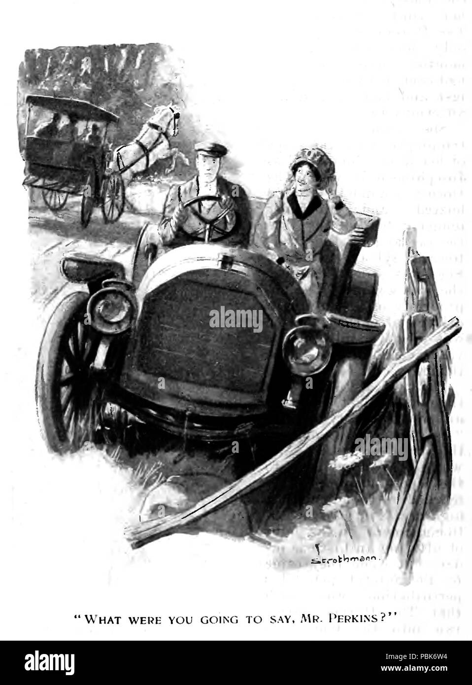 1151P 966, Harper's Magazine 1912 - Als der alte Stockfoto