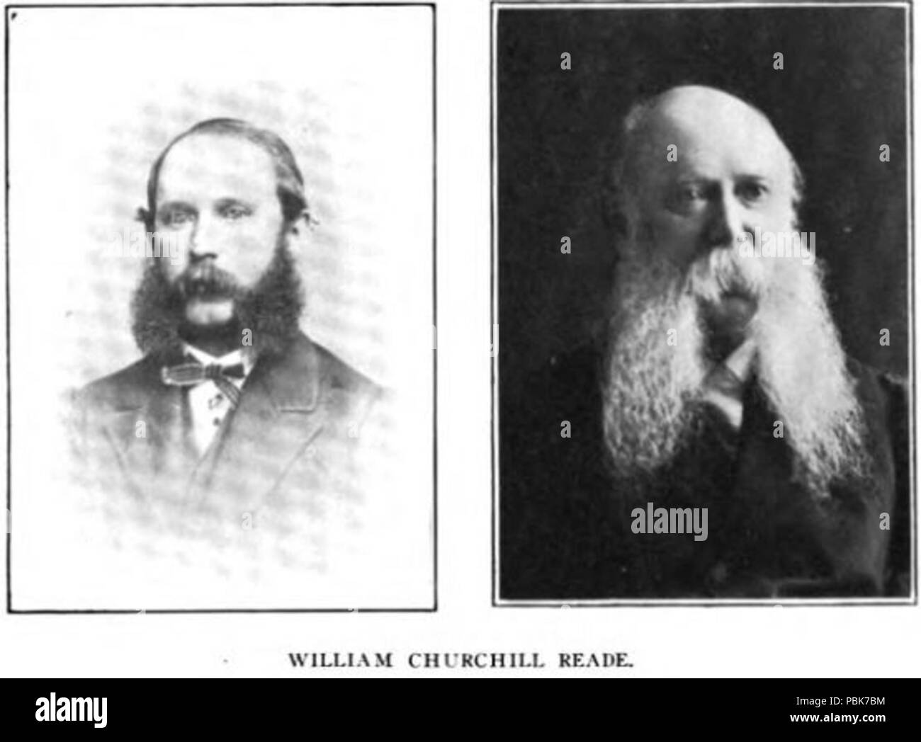 1855 William Churchill Reade Stockfoto