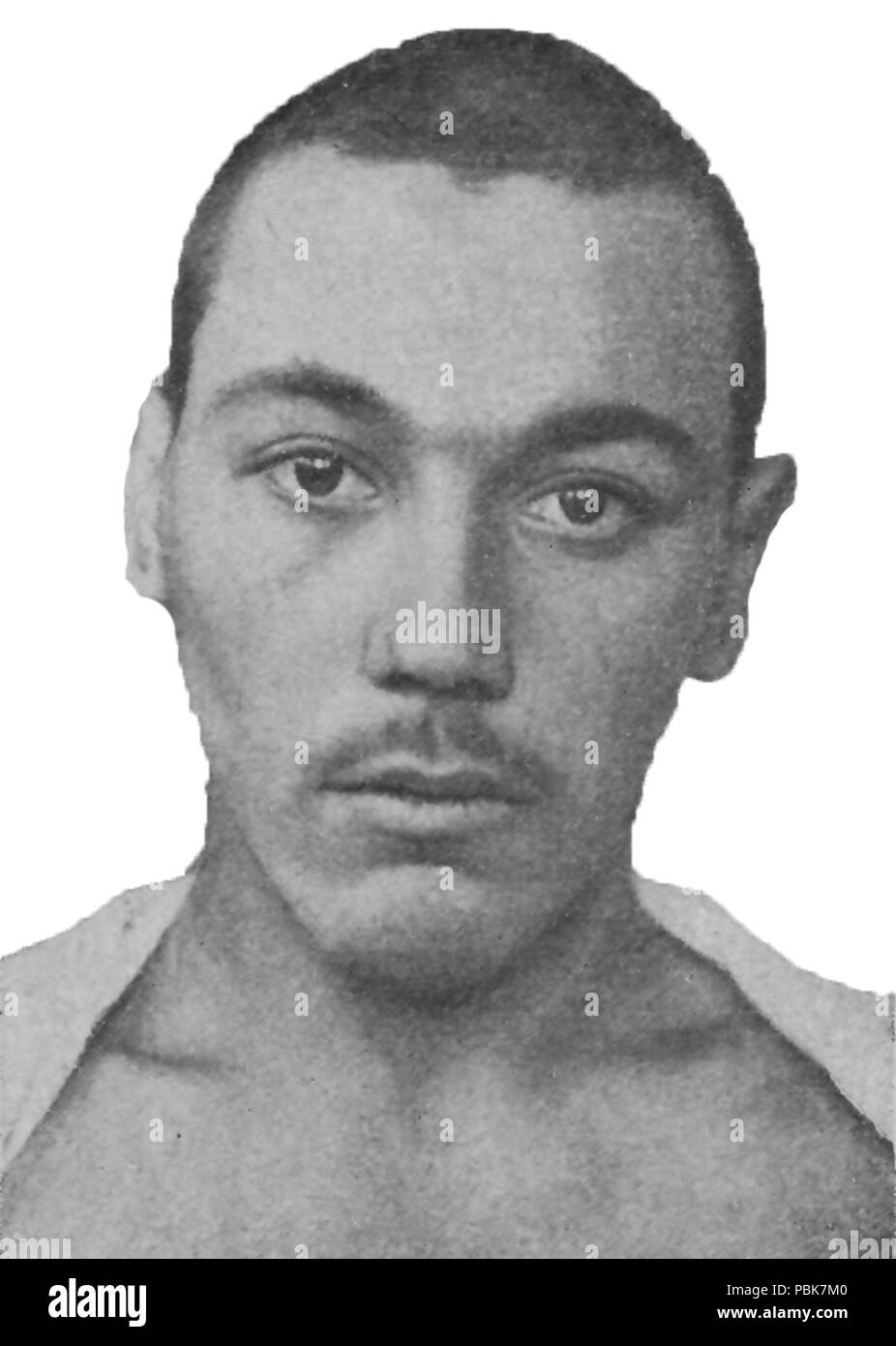 1295 Schizophren - steile Ei-förmigen Gesicht Stockfoto