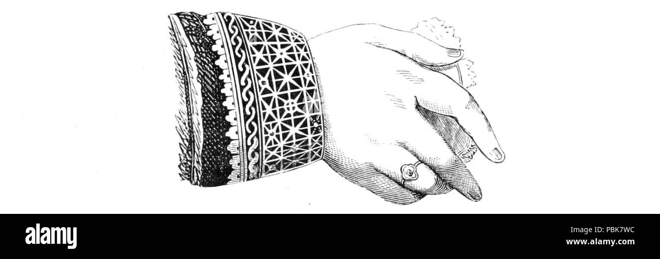 762 Geschichte der Lace-Abbildung 053 Stockfoto