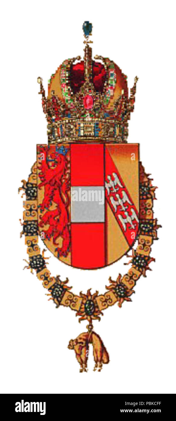 738 Habsburg - Lothringen Stockfoto