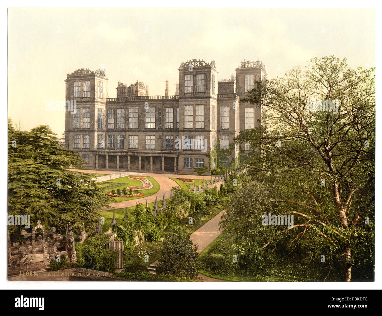 743 Hardwick, neue Halle, Derbyshire, England - LCCN 2002696690 Stockfoto