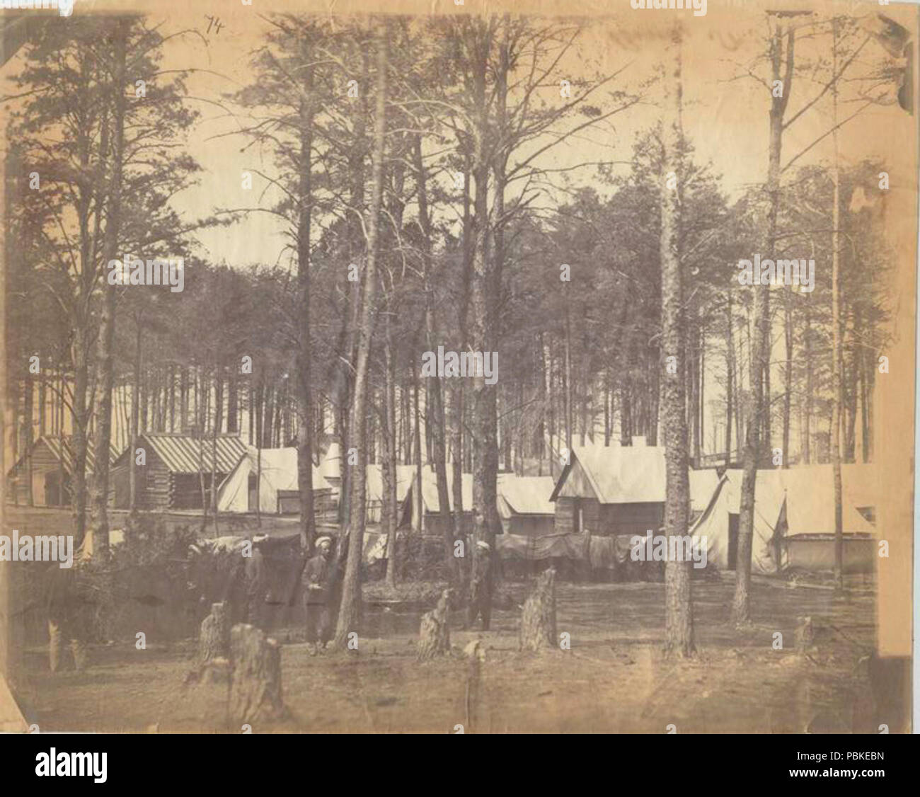 749 Hauptquartier der Armee (der) Potomac, Brandy Station. (3110842274) Stockfoto
