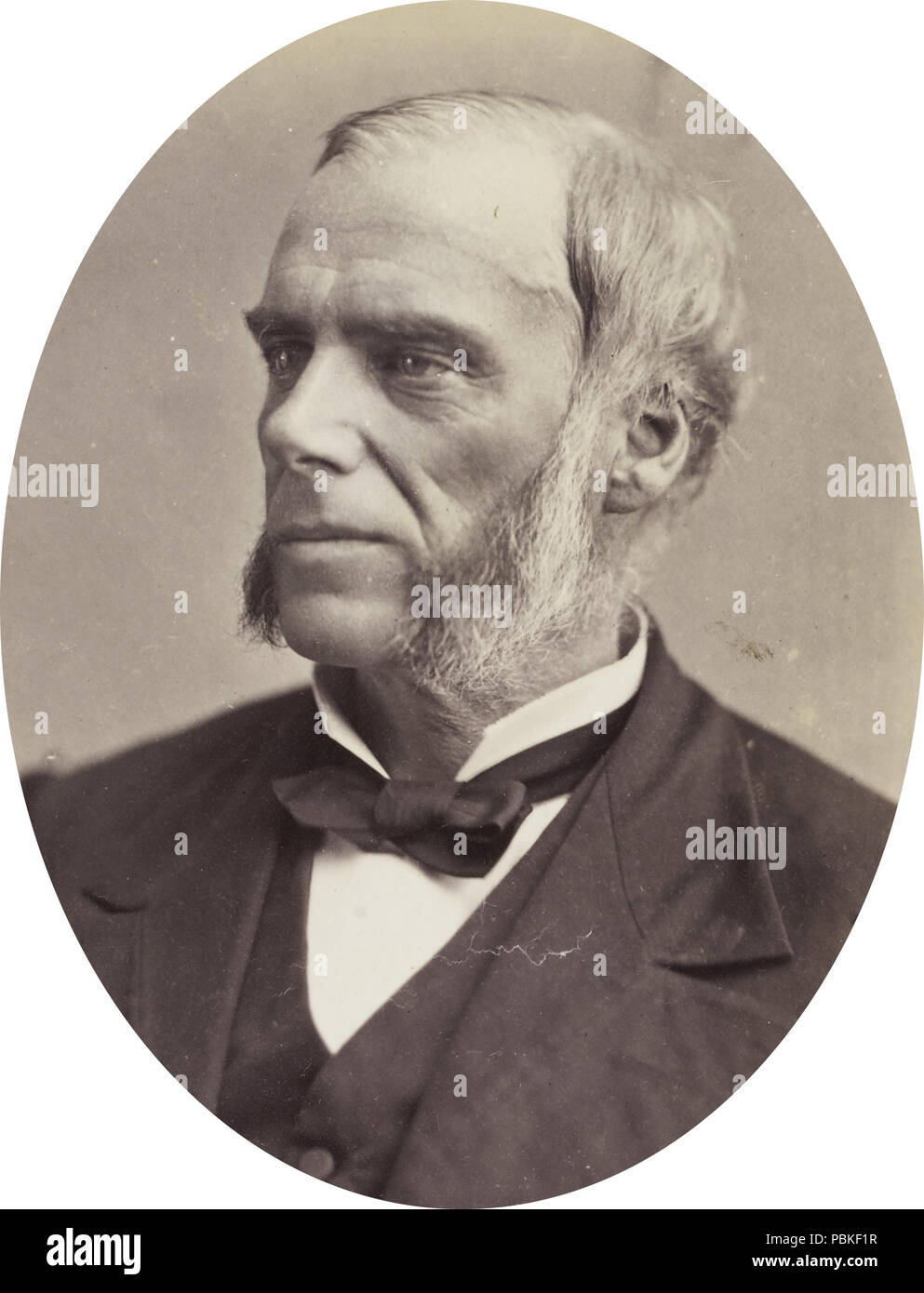 754 Henry S. Tanner nach 14 Tagen seiner 40 Tage Fasten bei Wellcome L 0034273 (ovale Erntegut) Stockfoto