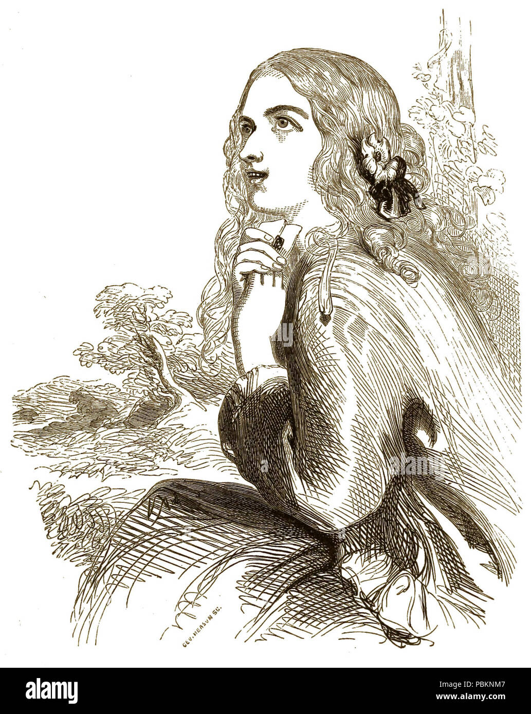 885 Sprache des Auges p115 Stockfoto