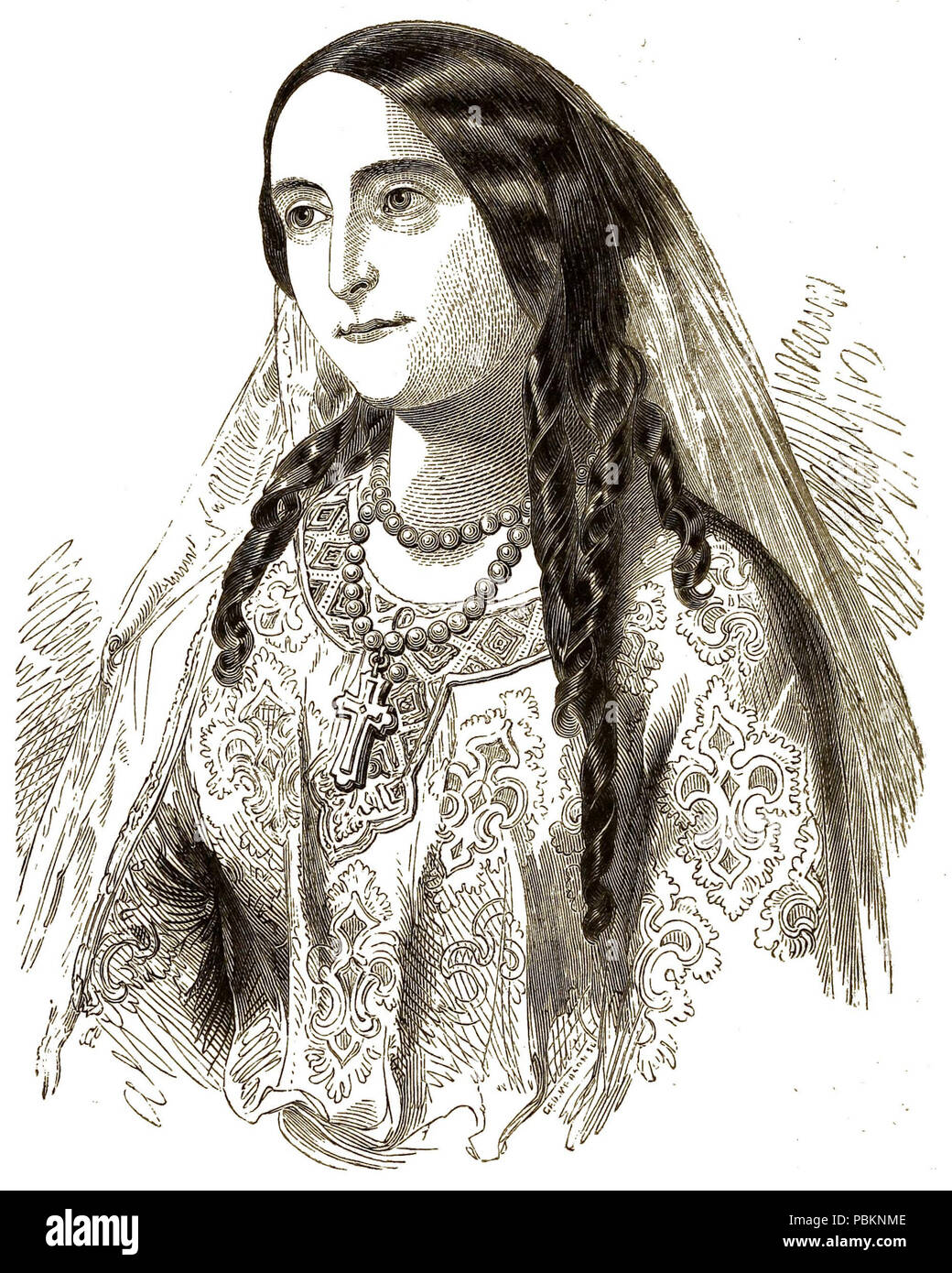 885 Sprache des Auges p 138 Stockfoto