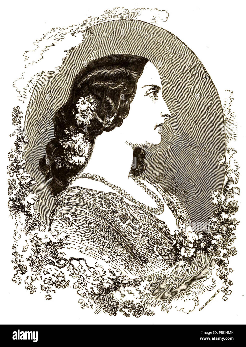 885 Sprache des Auges p130 Stockfoto