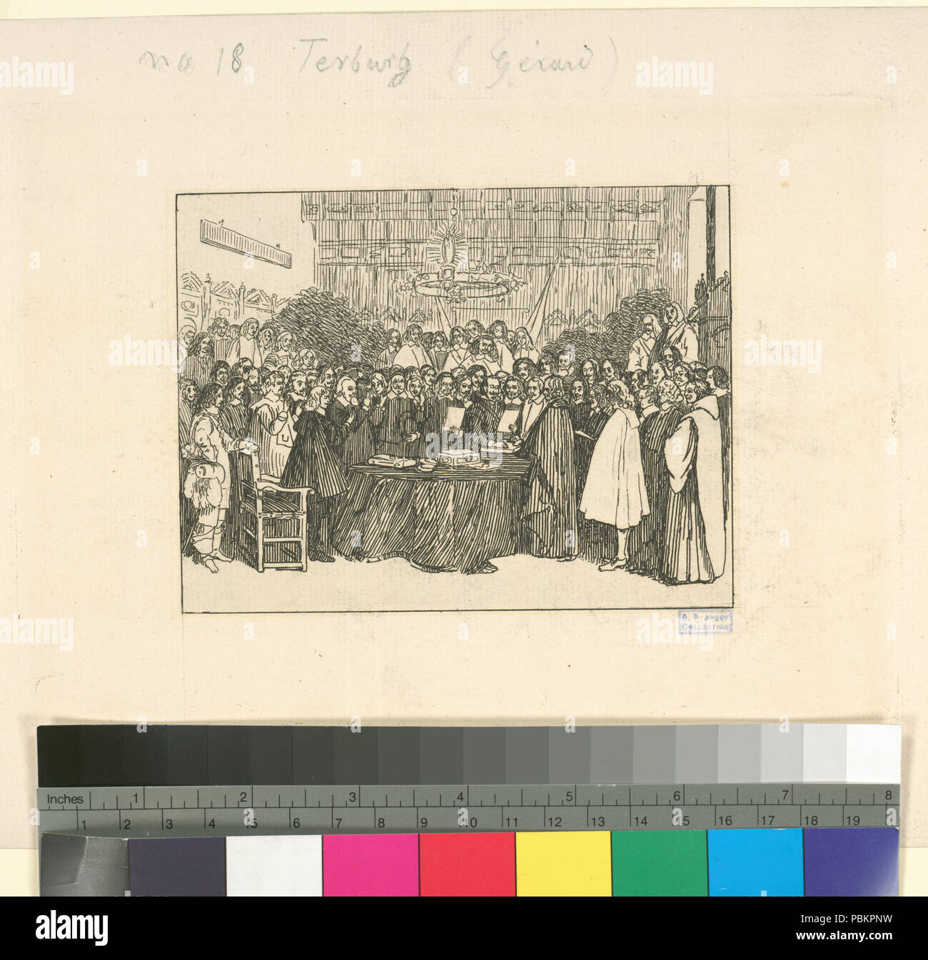 889 Le Congrès de Munster (Nypl b 14504923-1131040) Stockfoto