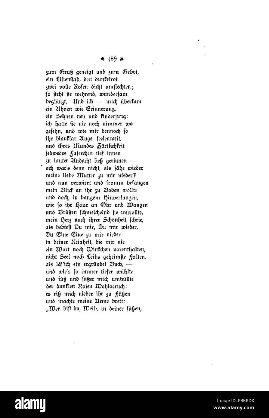 Aber die Liebe 189. Stockfoto