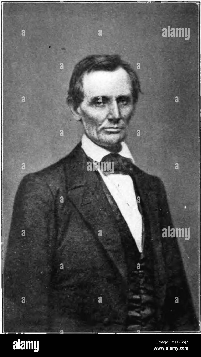 920 Leben und Werk von Abraham Lincoln Vol. 3 p 8. Stockfoto