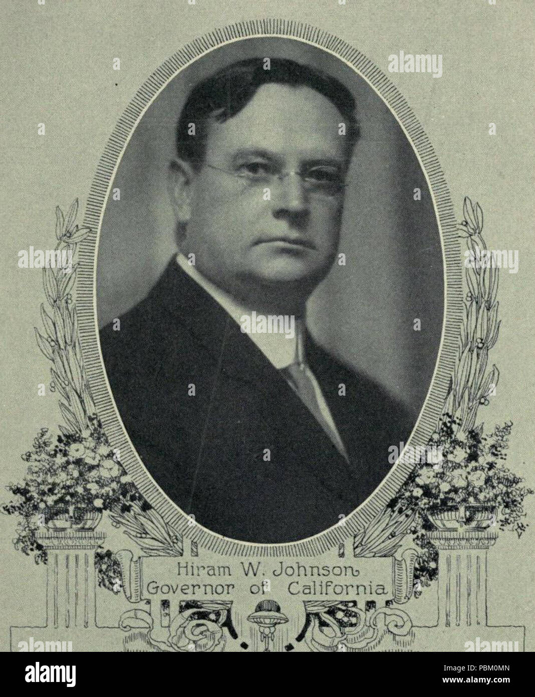 760 Hiram W. Johnson, Gouverneur von Kalifornien Stockfoto