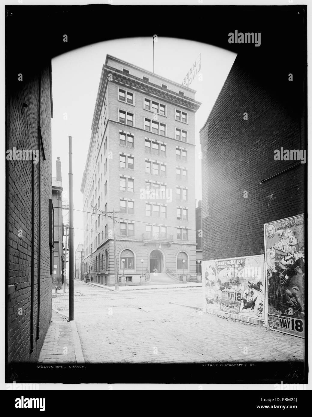 771 Hotel Lincoln, Pittsburgh, PA (Det. 4a 21445) Stockfoto