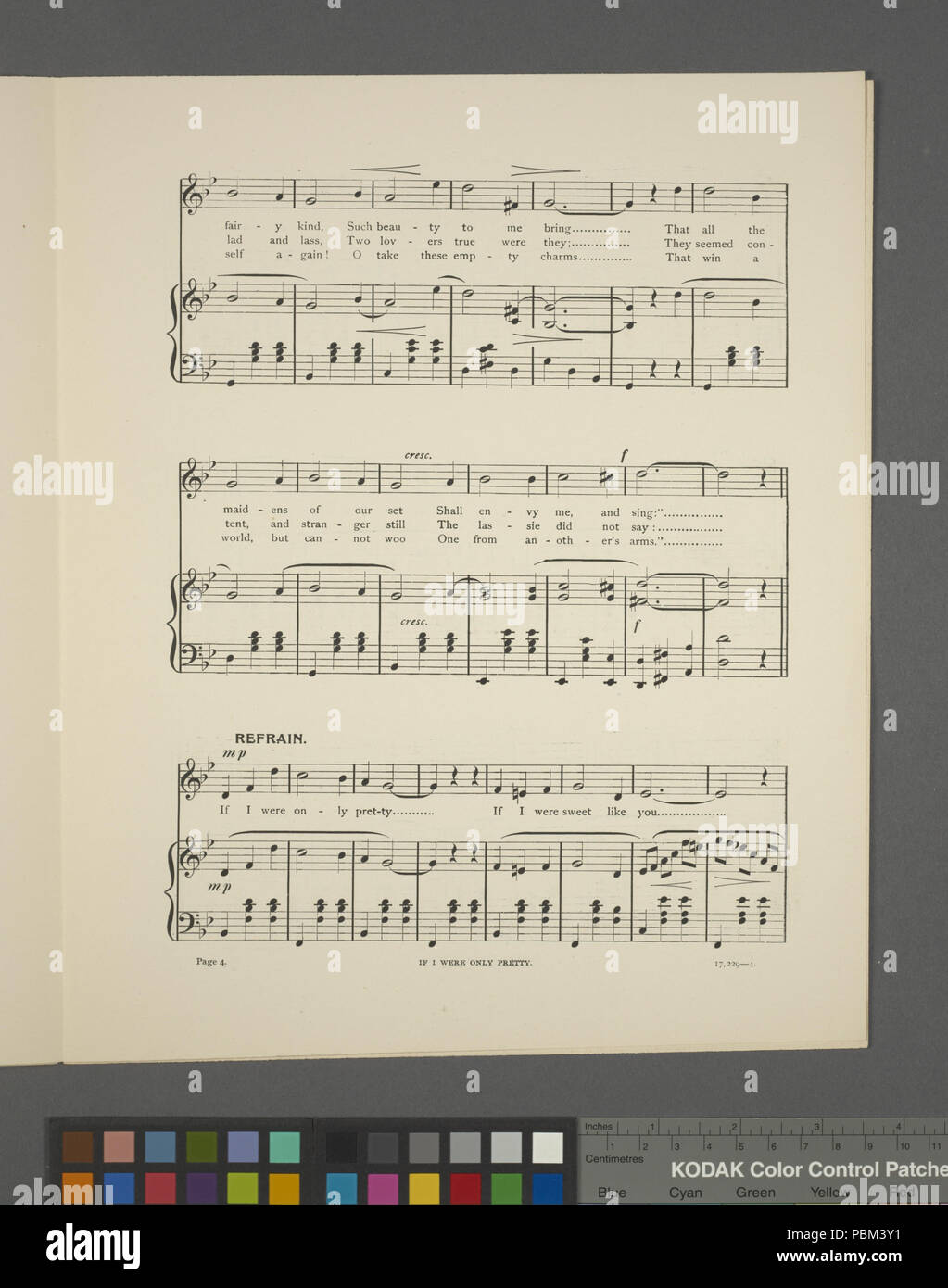 787 Wenn ich nur schön (NYPL Hades -463803-1696233) Stockfoto