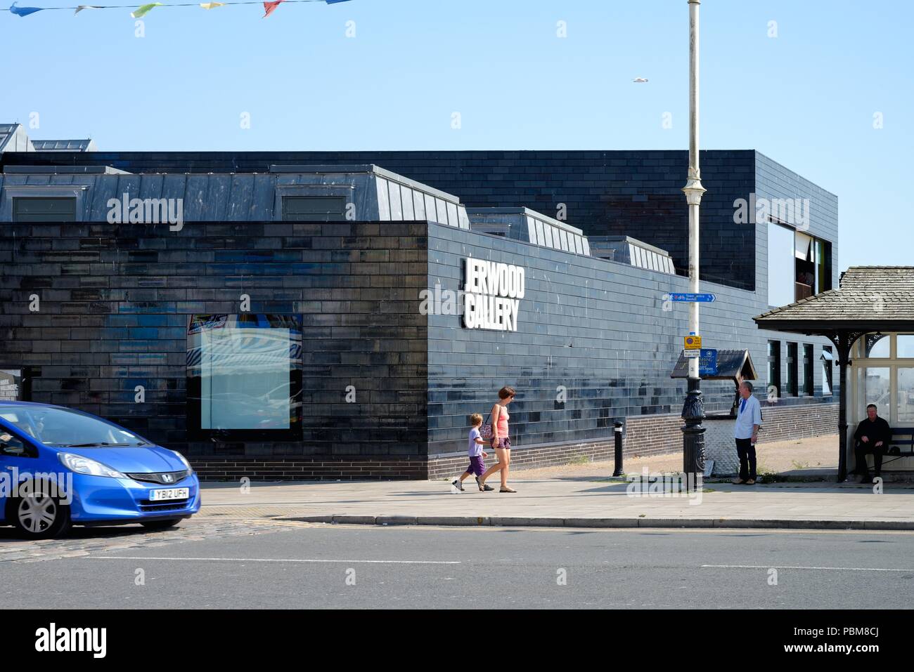 Äußere des Jerwood Galerie in Hastings, East Sussex England Großbritannien Stockfoto