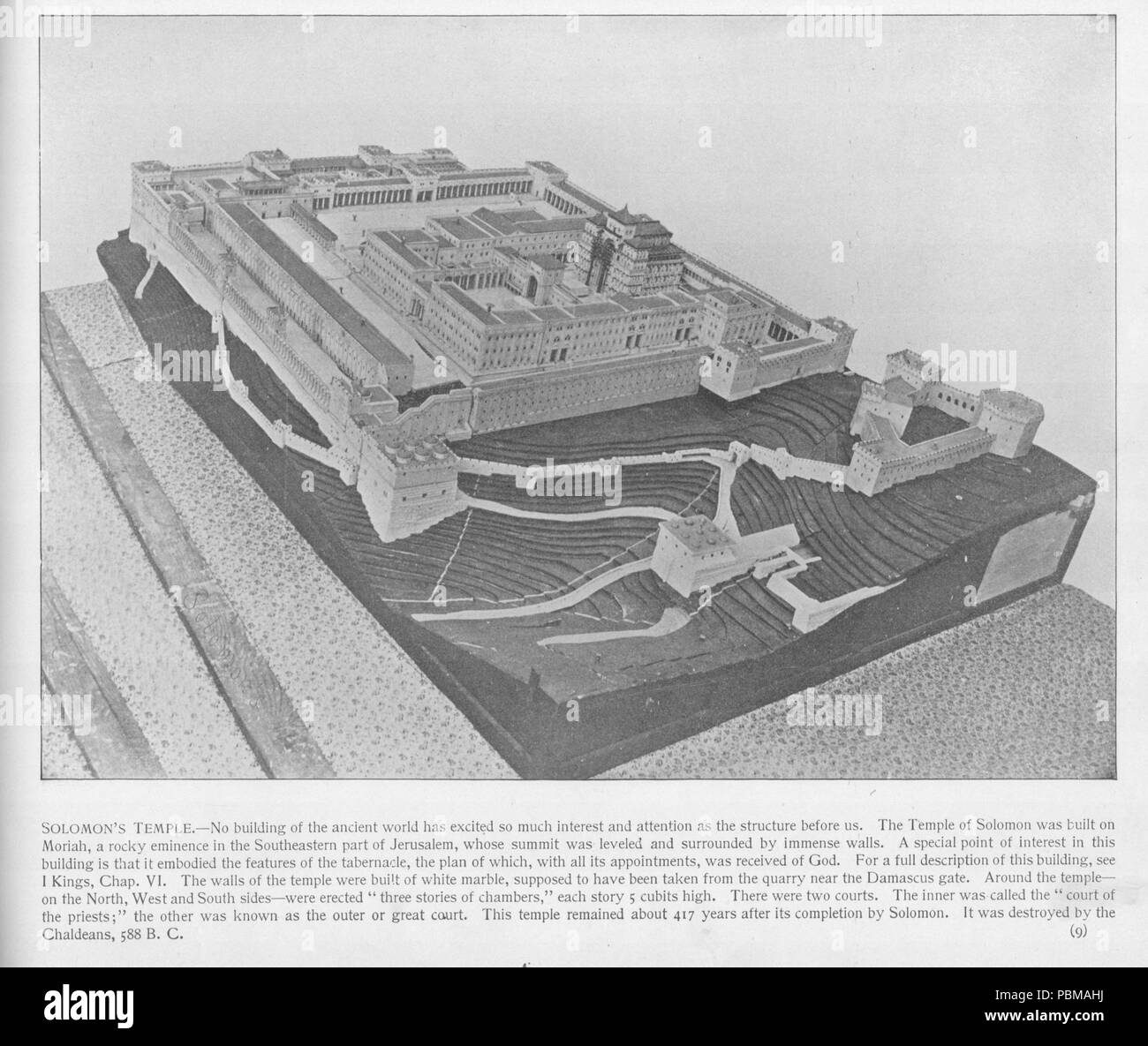 831 Jerusalem, Salomos Tempel. 009. Heiligen Land fotografiert. Daniel B. Shepp. 1894 Stockfoto