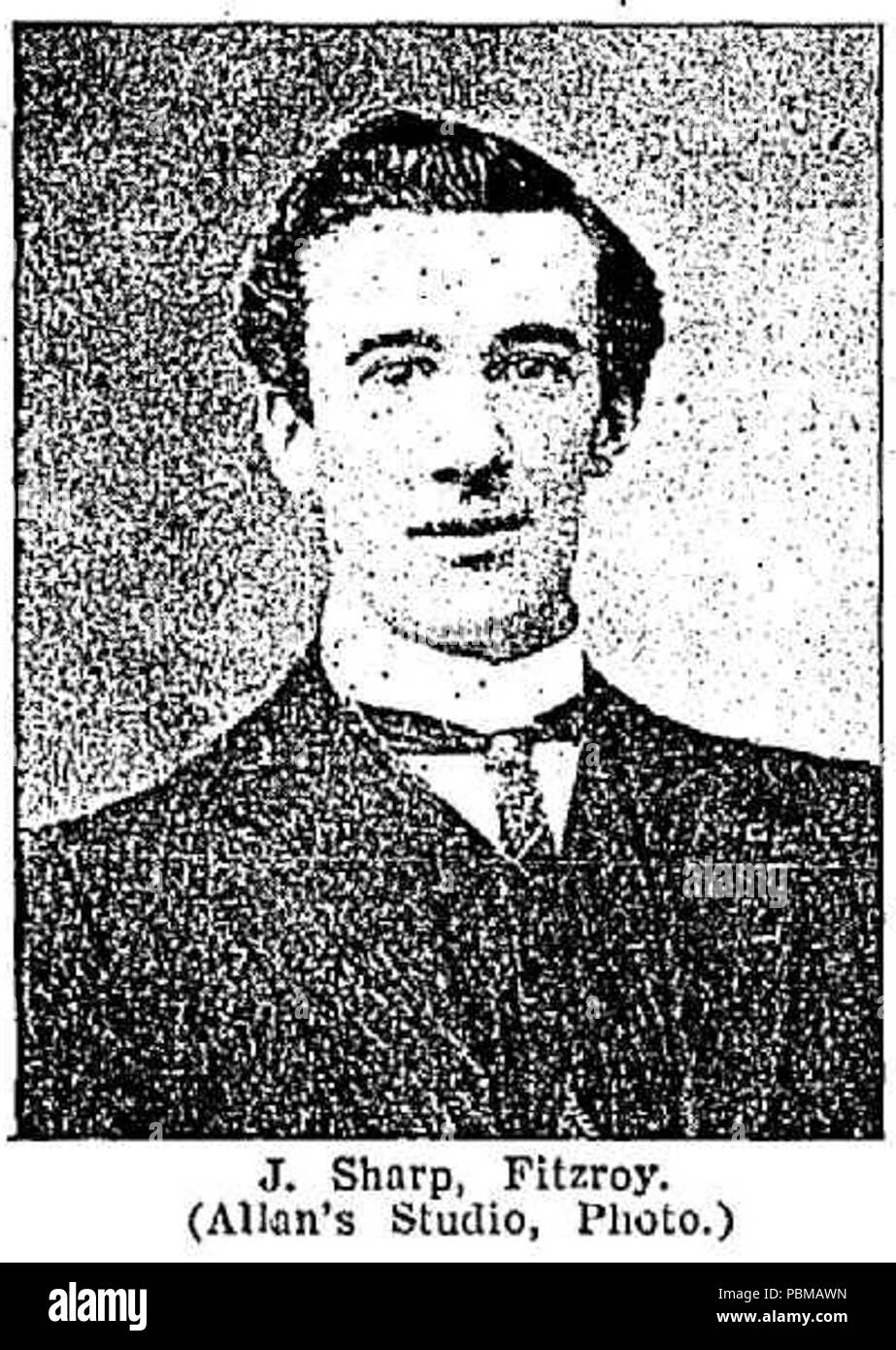 833 Jim Sharp 1905 Stockfoto