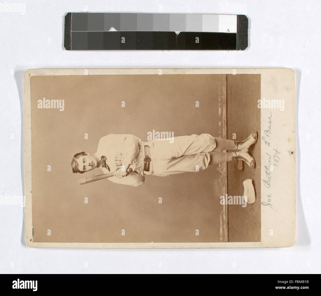 834 Joe Battin, 1874 2 Base (Nypl b 13537024-55713) Stockfoto