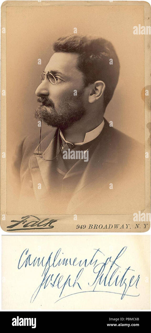 . Joseph Pulitzer. Vor 1911 845 Joseph Pulitzer Falk Stockfoto