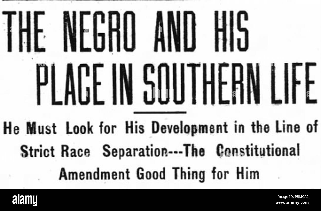 845 Josephus Daniels Leben Stockfoto