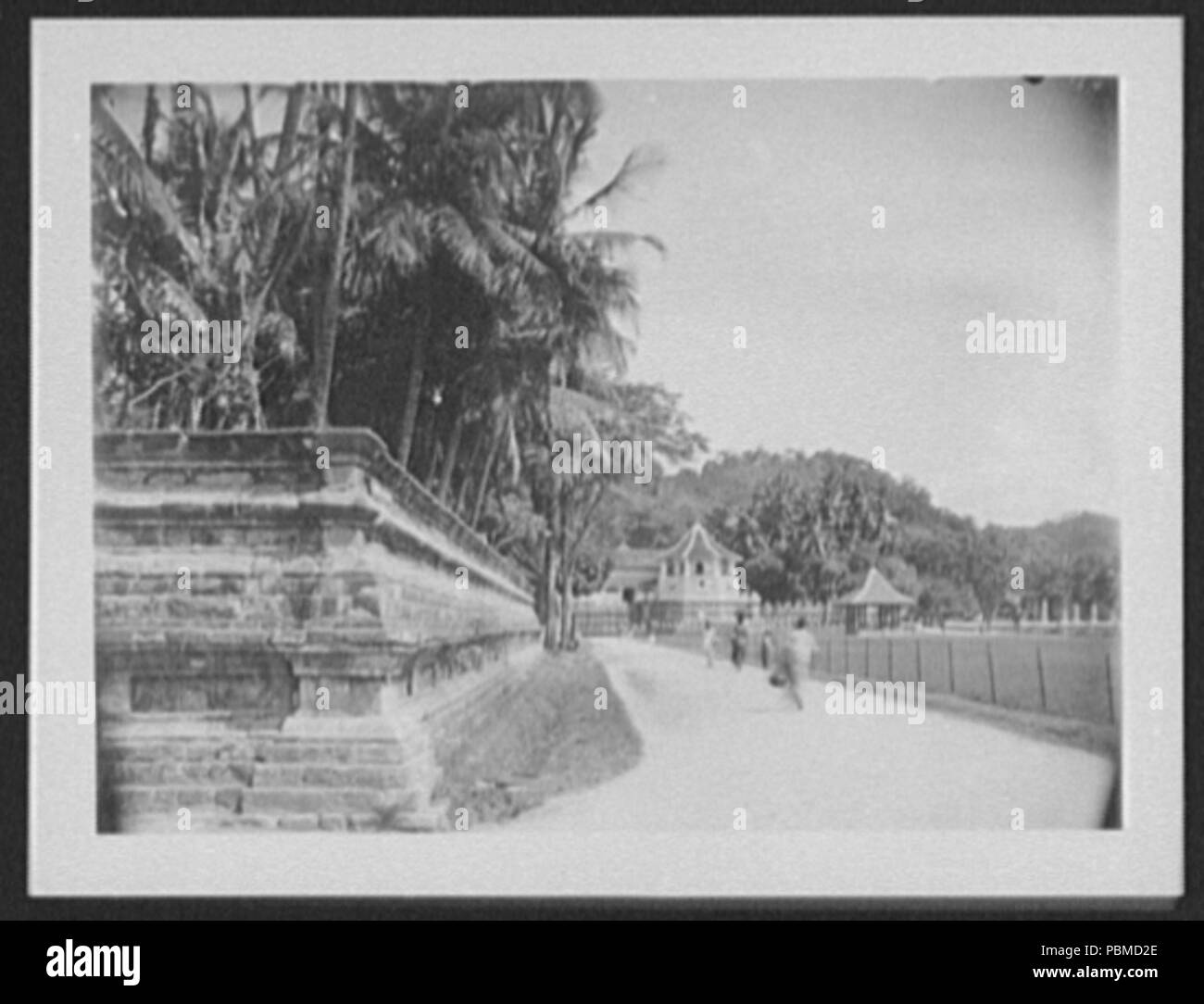 853 Kandy-Straße zur dalada Malagawa - Tempel des Heiligen Zahnes LCCN 2004707287 Stockfoto