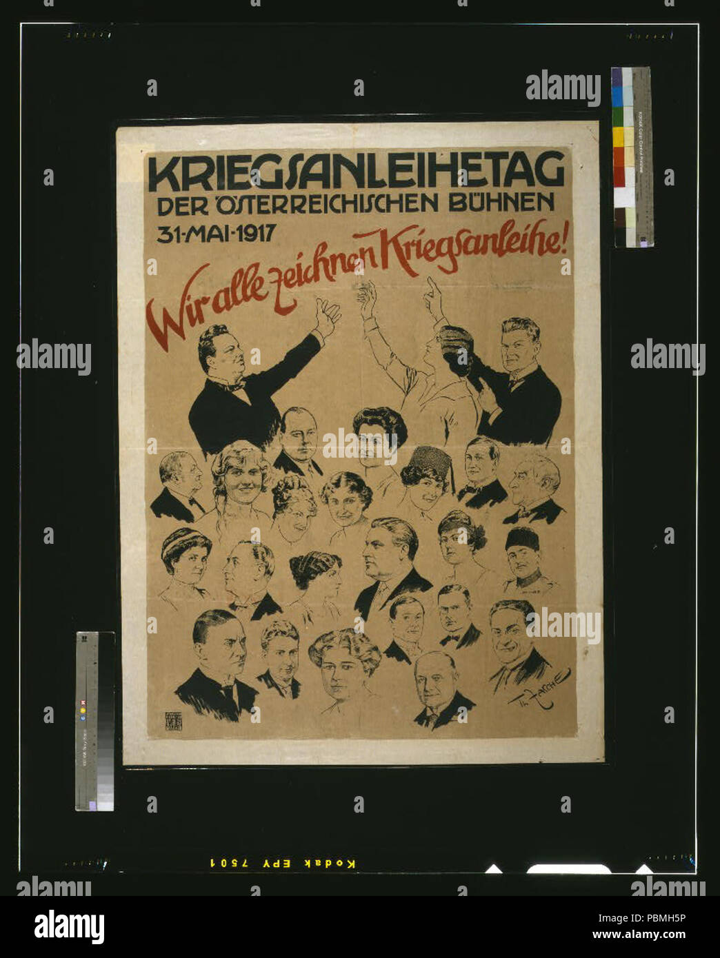 868 Kriegsanleihetag der österreichischen Bühnen LCCN 2004666192 Stockfoto