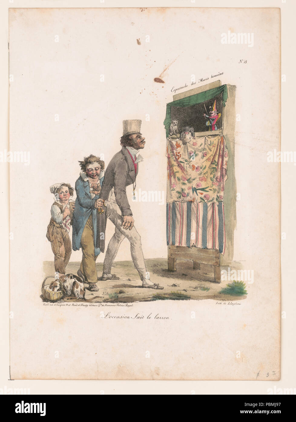 875 L'Anlass fait le larron LCCN 2003670226 Stockfoto