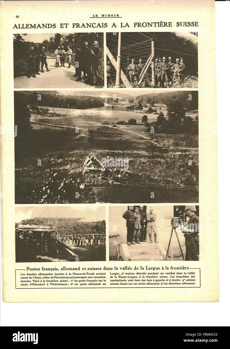 891 Le Miroir, n° 126 (S. 10). Stockfoto