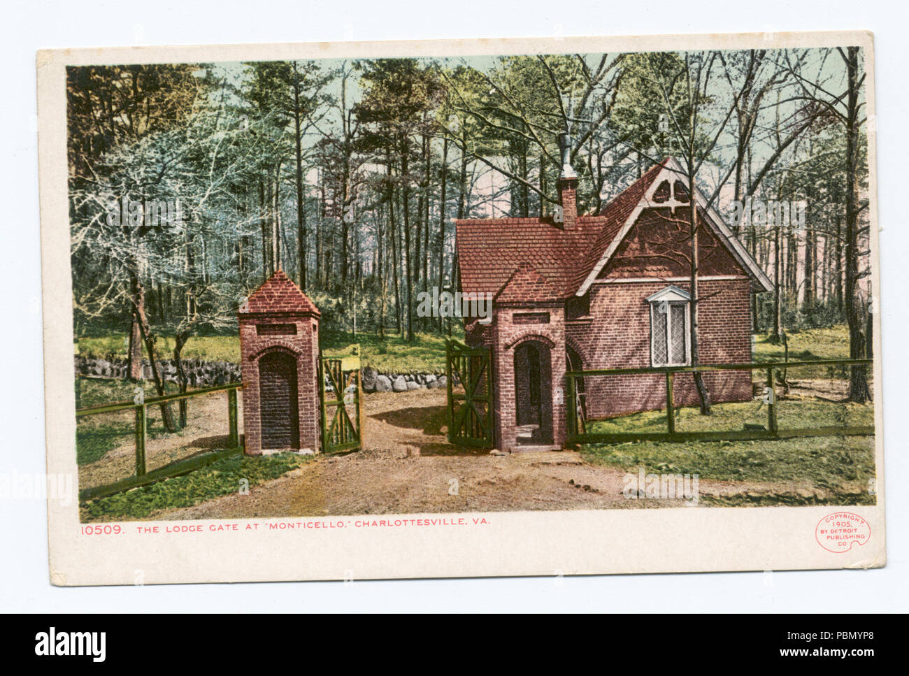 931 Lodge Tor, Monticello, Charlottesville, VA (Nypl b 12647398-68789) Stockfoto