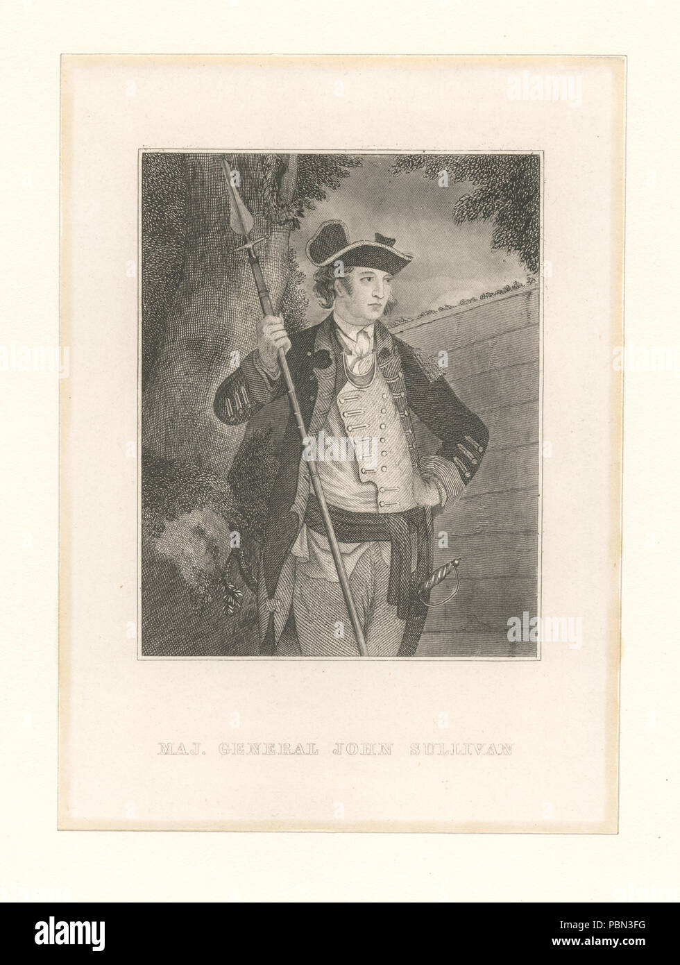 986 Maj. General John Sullivan (Nypl b 13050109-421096) Stockfoto