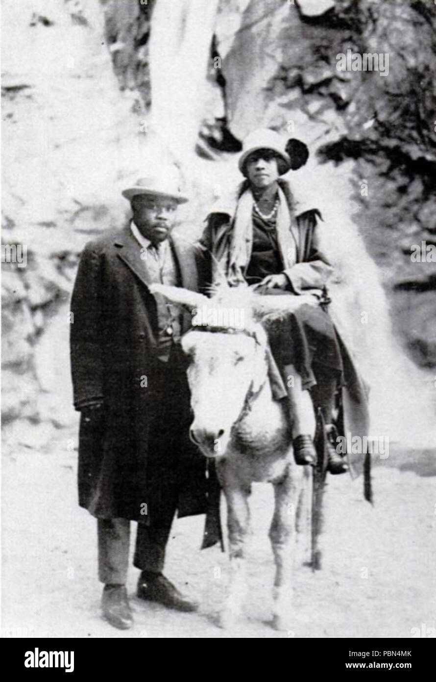996 Marcus Garvey mit Amy Jacques Garvey, 1922 Stockfoto