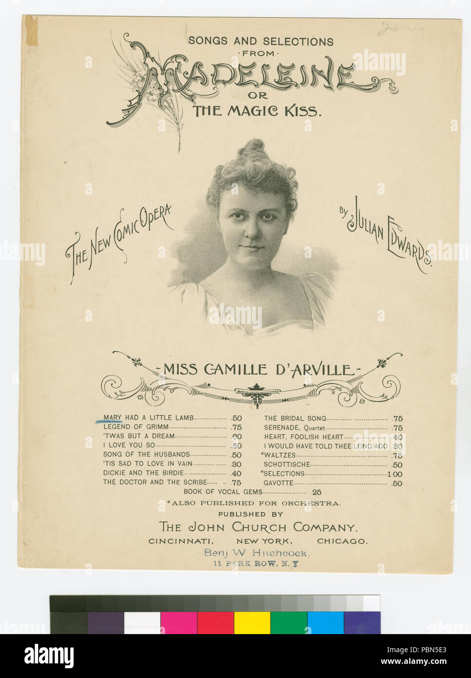 1003 Mary hat ein kleines Lamm (NYPL Hades -454277-1166692) Stockfoto