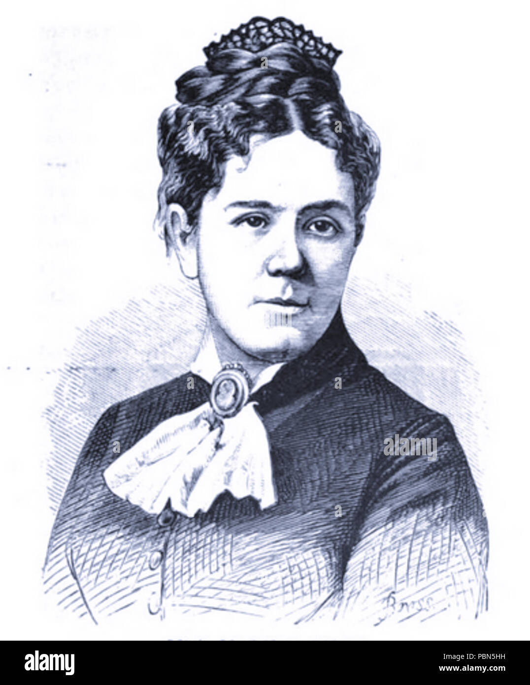 1004 Maria Towne Burt 1888 Stockfoto