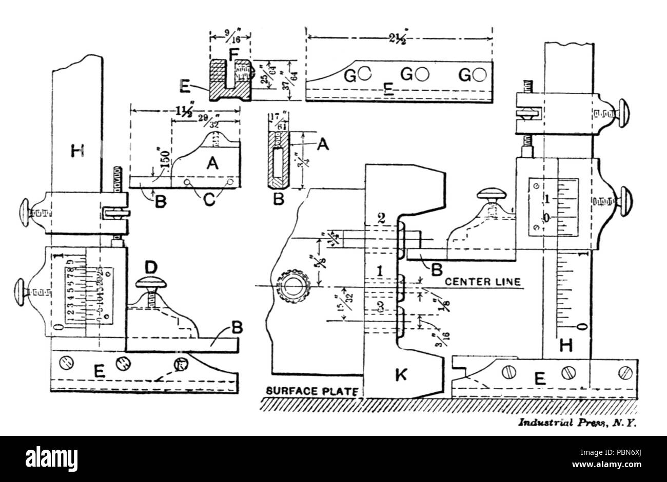 1012 Messgeräte (Industrielle Drücken) Abb. 16. Stockfoto