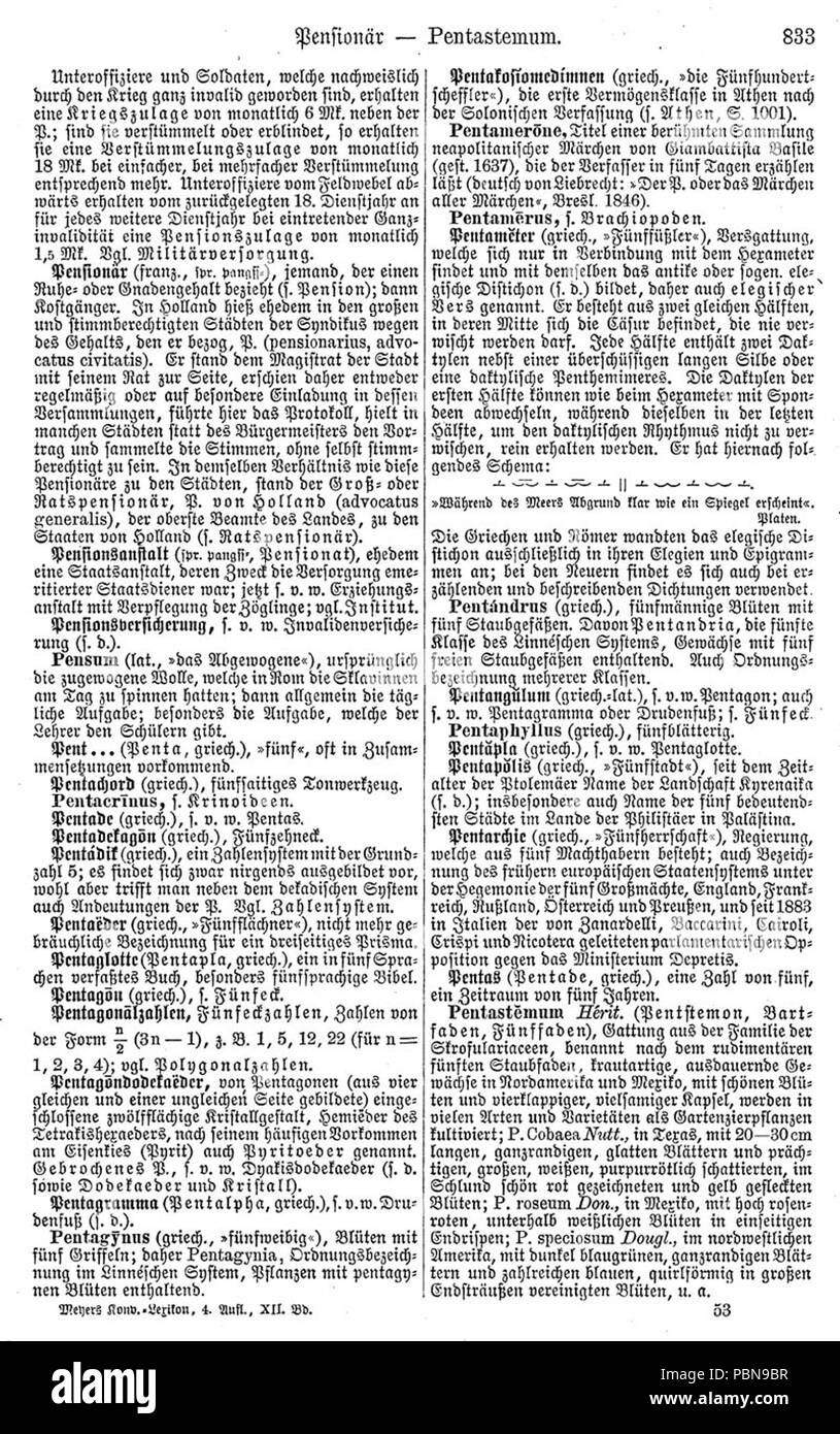 1027 Meyers b12 s0833 Stockfoto