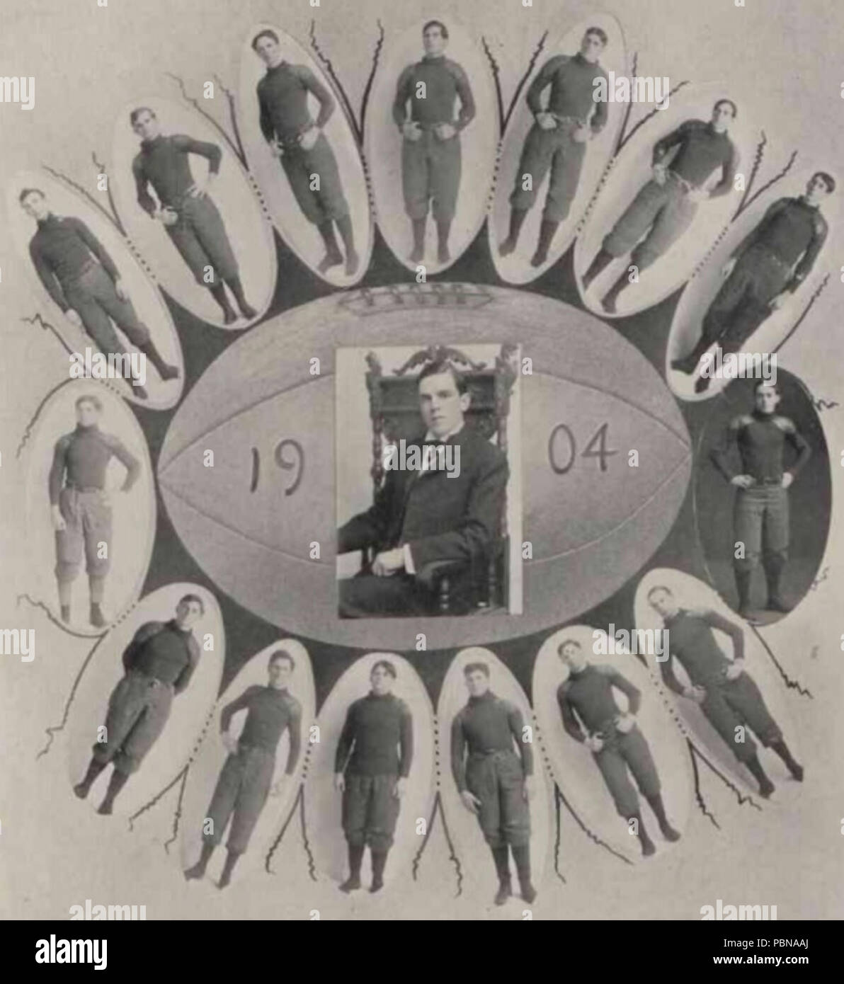 957 LSU Fußball 1904 Stockfoto