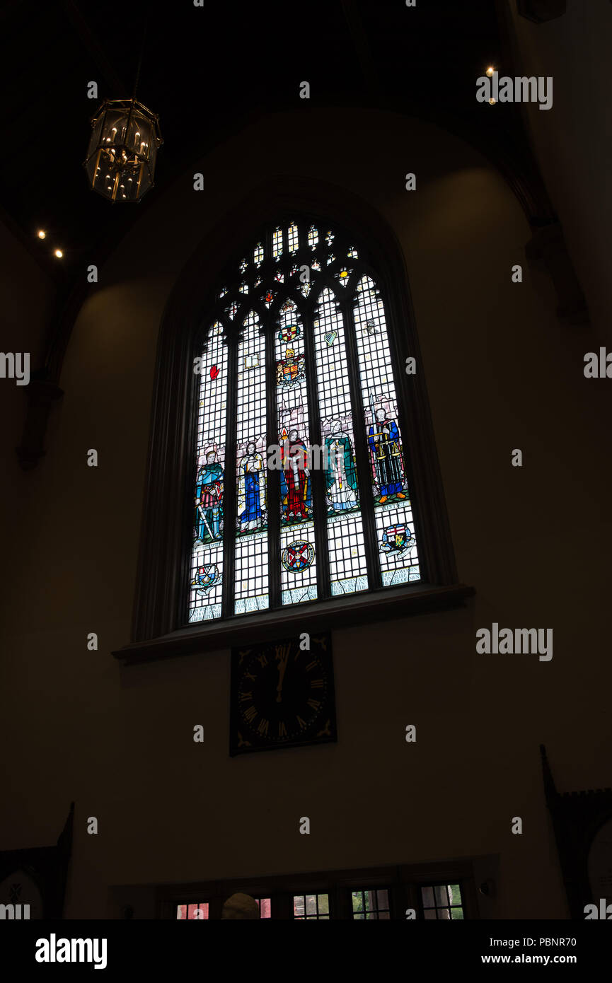 BELFAST, NI - Juli 14, 2016 : In der Queen's University Belfast (QUB), eine öffentliche Forschungseinrichtung Universität in Belfast, Nordirland. Stockfoto