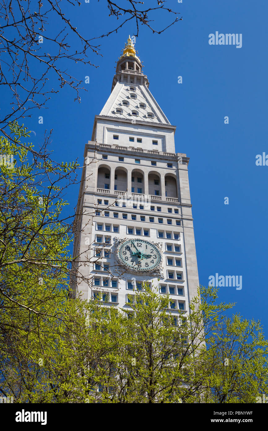 Metropolitan Life Insurance Company Tower in New York City, USA Stockfoto