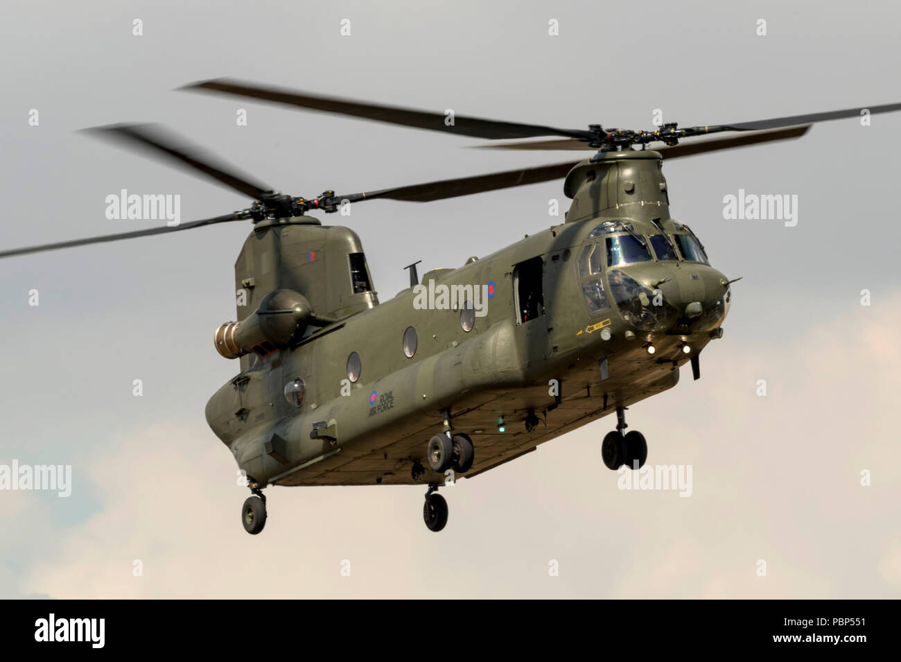 Boeing, RAF Chinook, HC6A, vom 27 Squadron, RAF Odiham Stockfoto