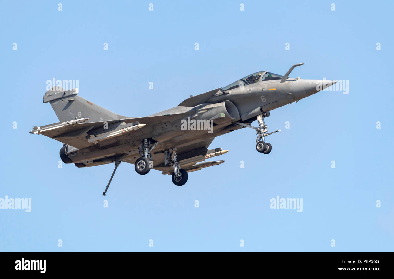 Dassault Rafale M, Flottille 12F der französischen Marine, Landivisau Stockfoto