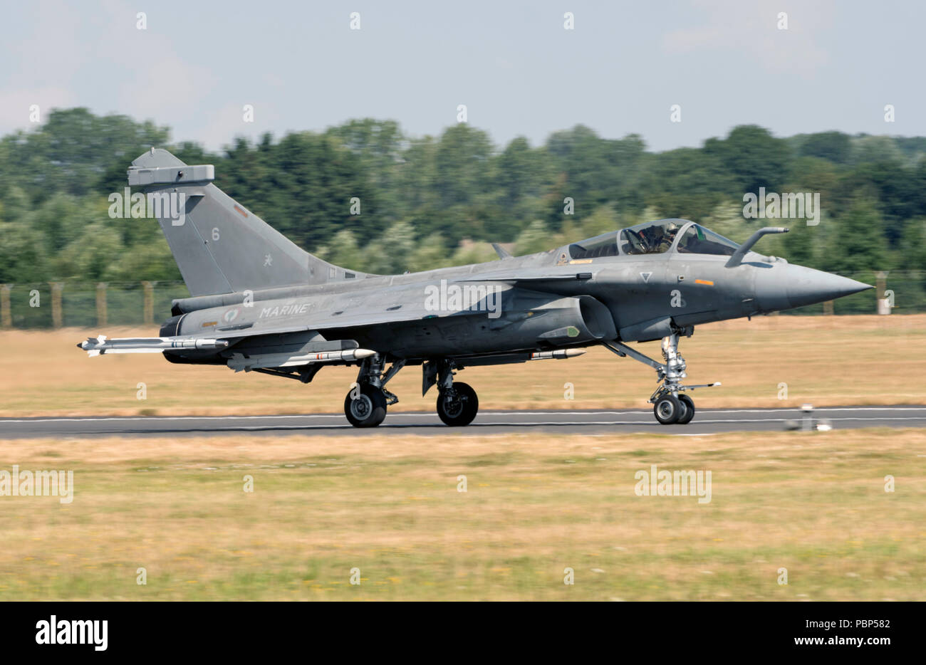 Dassault Rafale M, Flottille 12F der französischen Marine, Landivisau Stockfoto