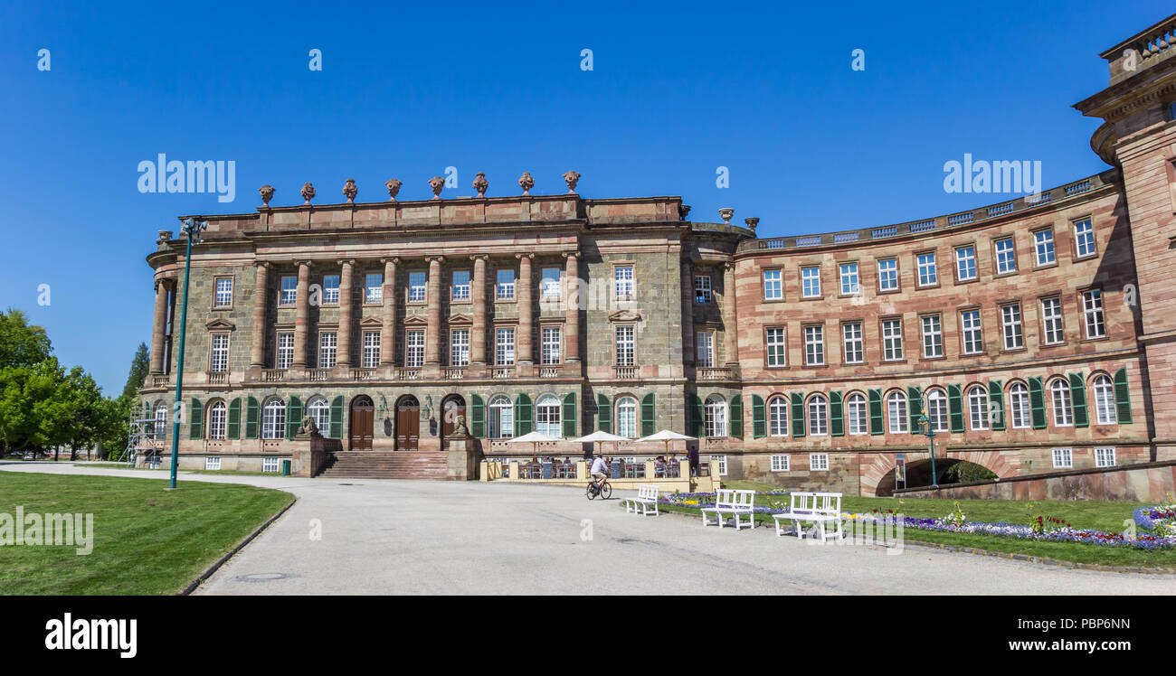 Panorama der historischen Schloss Wilhelmshohe Kassel, Deutschland Stockfoto