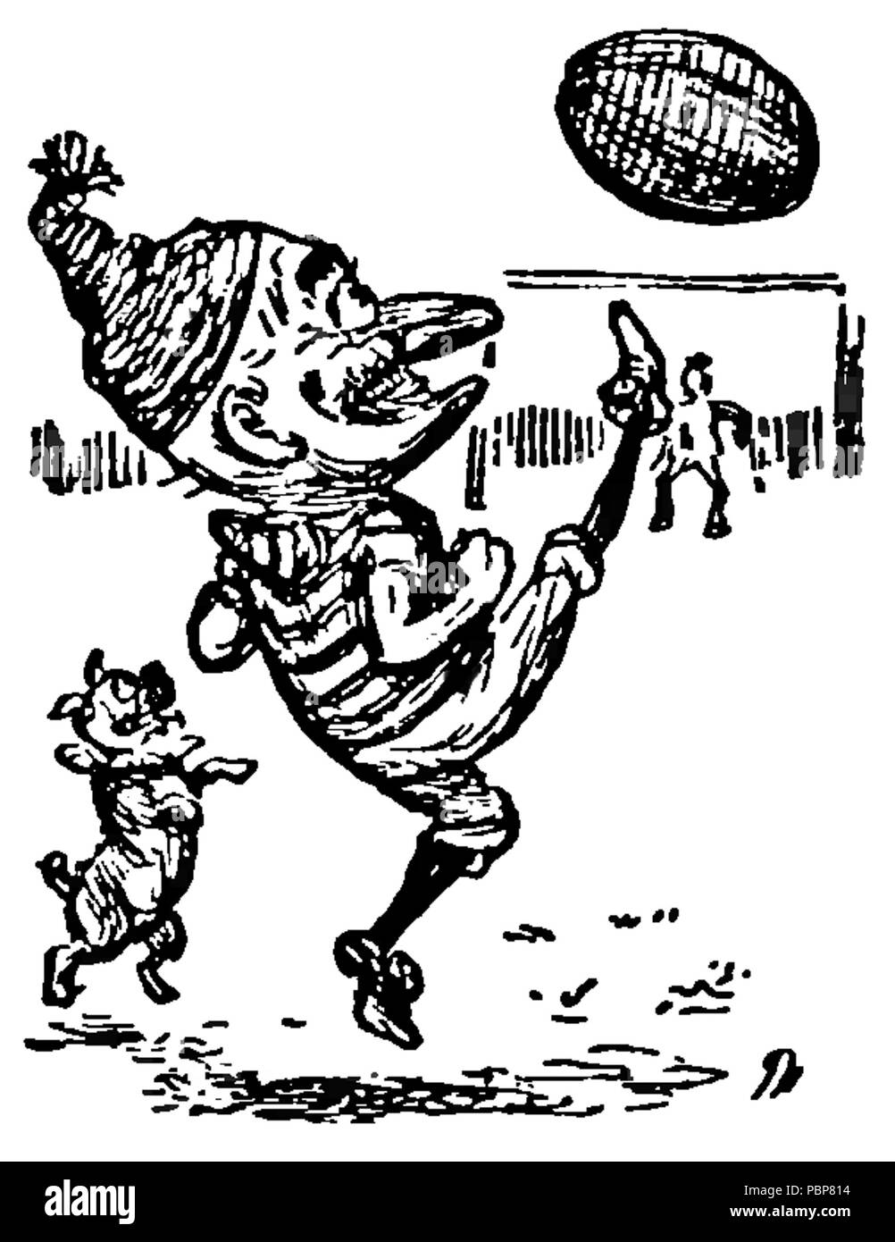 1066 Herrn Punch Buch von Sport (Titlepage Abbildung) Stockfoto