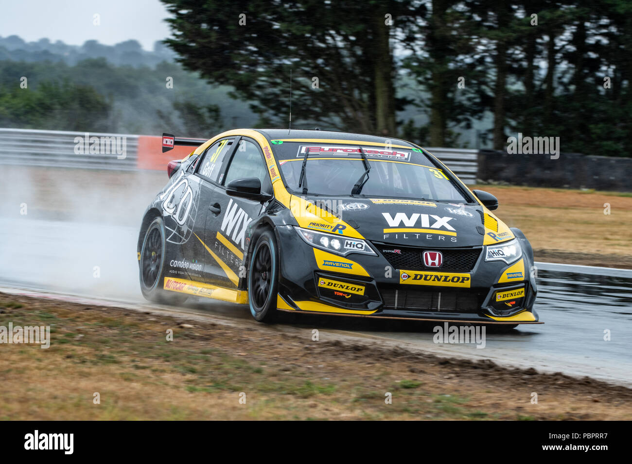 British Touring Car Championship 2018 Runde 6, Rennen 1 - Snetterton, Vereinigtes Königreich 29. Juli 2018 (C) Guy Schirmer Stockfoto