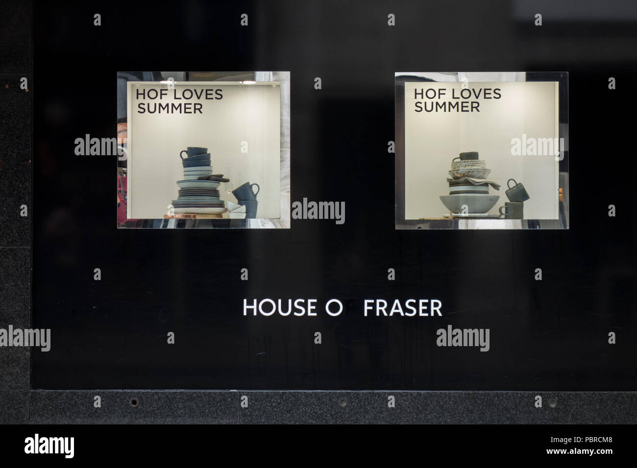 Die Außenseite des House of Fraser Kaufhaus, Richmond, Surrey, Großbritannien Stockfoto