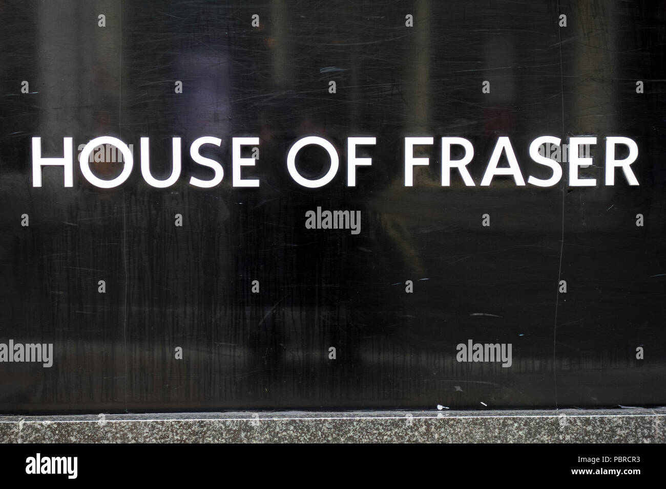 Die Außenseite des House of Fraser Kaufhaus, Richmond, Surrey, Großbritannien Stockfoto