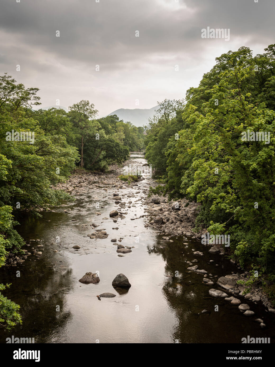 Auf dem Fluss Stockfoto