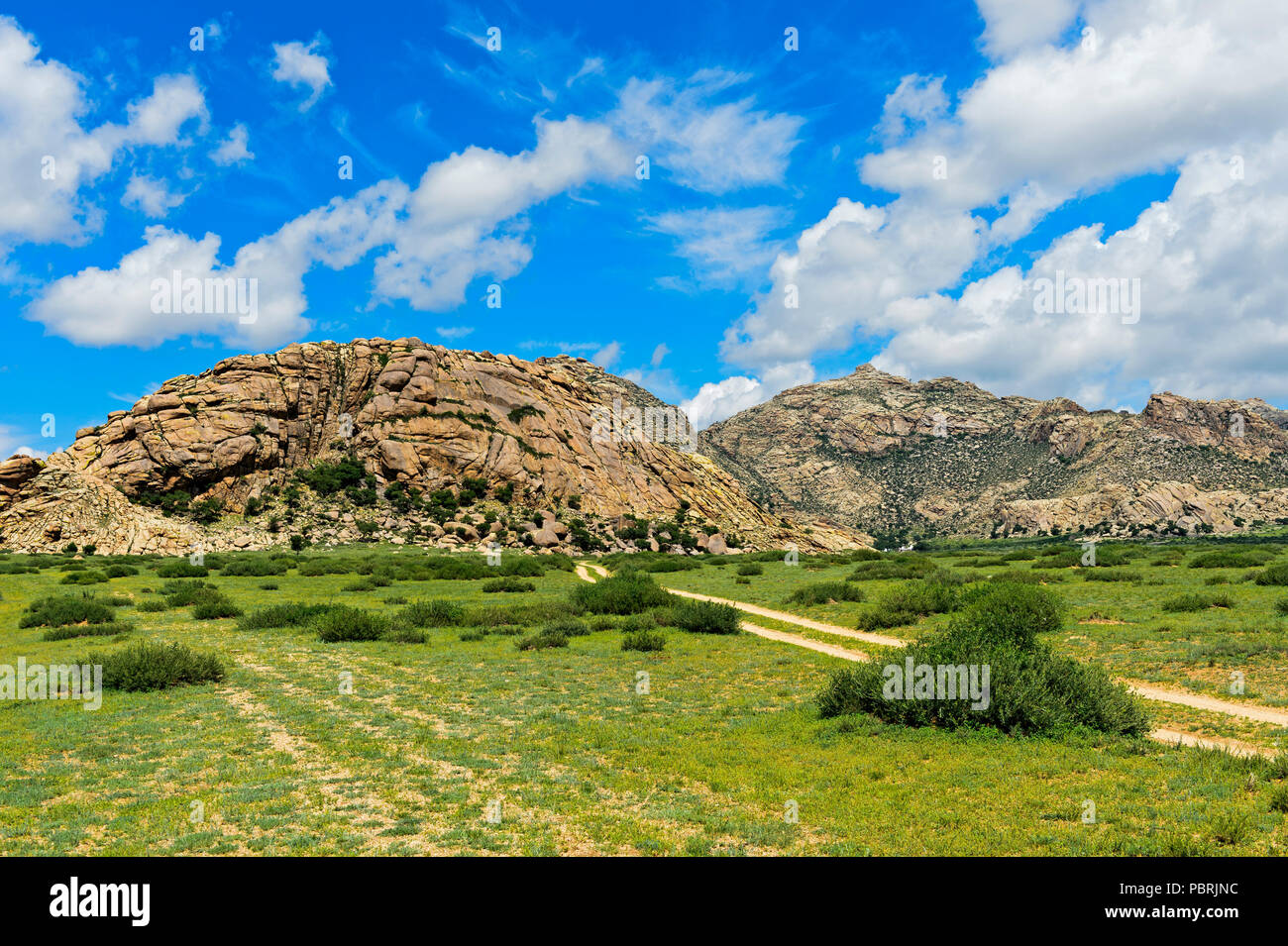 Khugnu Khan Berge, Khögnö Khan Uul Nationalpark, Provinz Bulgan