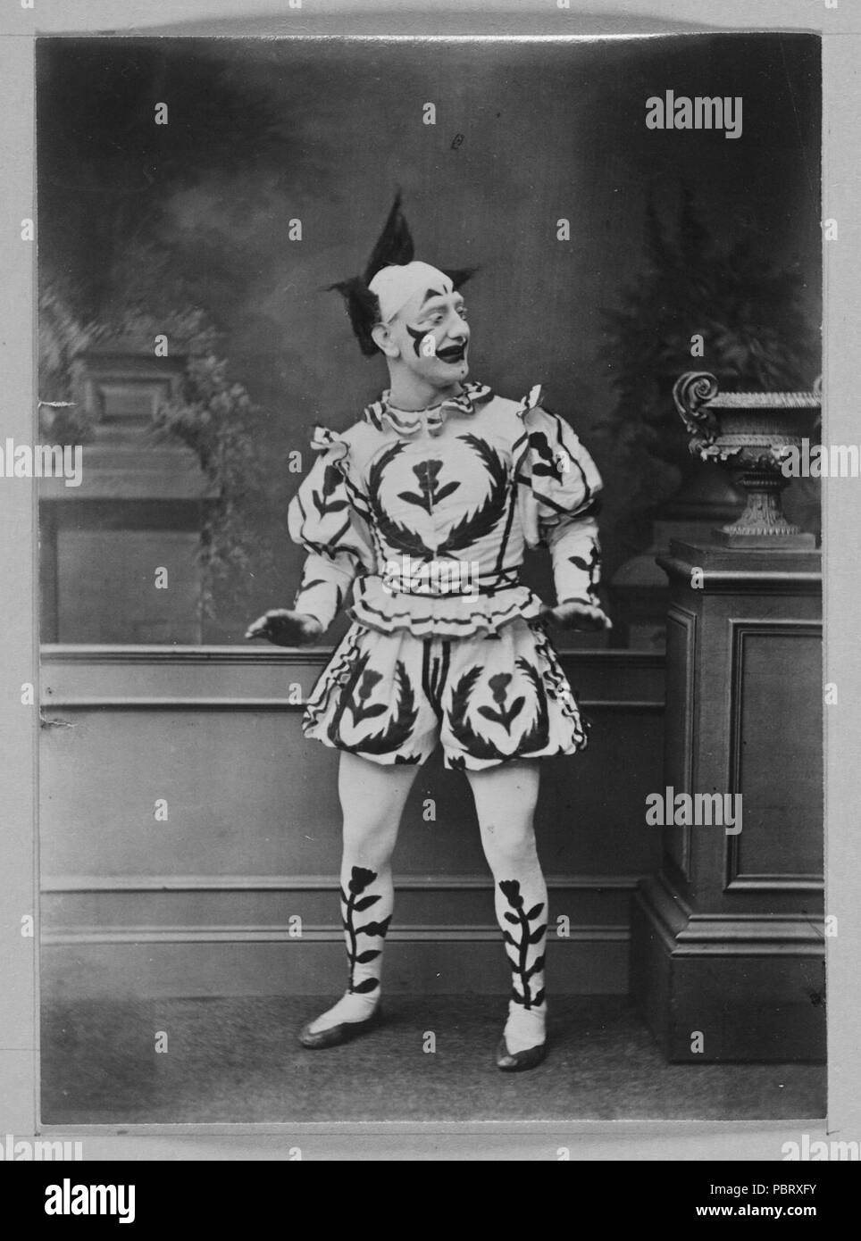 Schauspieler in Clown Kostüm - Stockfoto