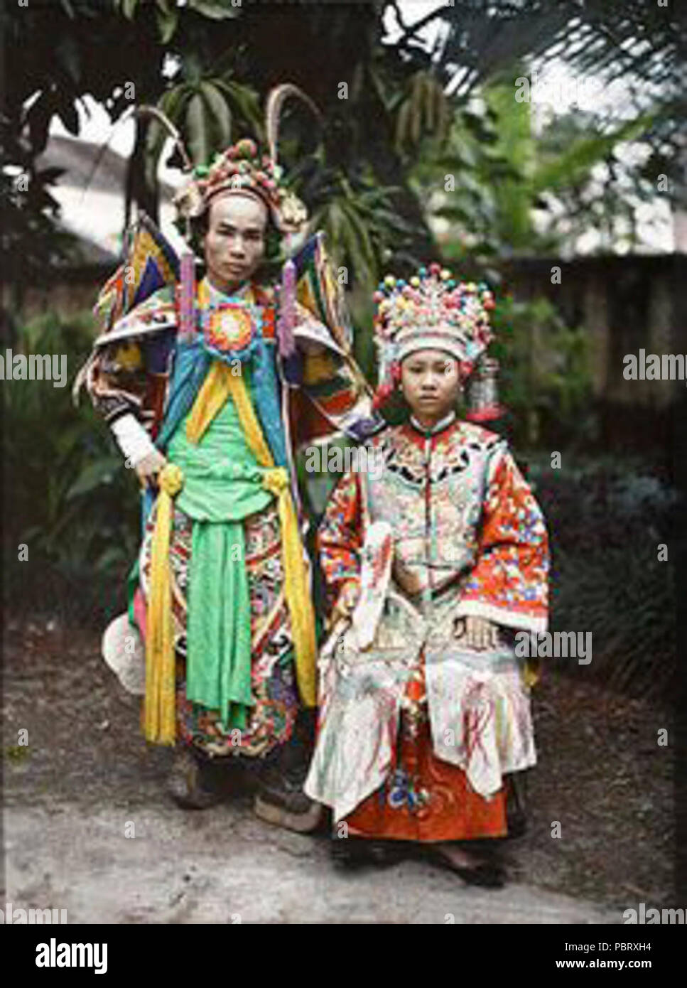 Schauspieler - Schauspielerin - Hanoi - tonkin. Stockfoto